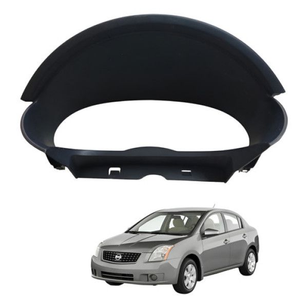 Moldura Painel Instrumentos Nissan Sentra 2010 2.0 Preto