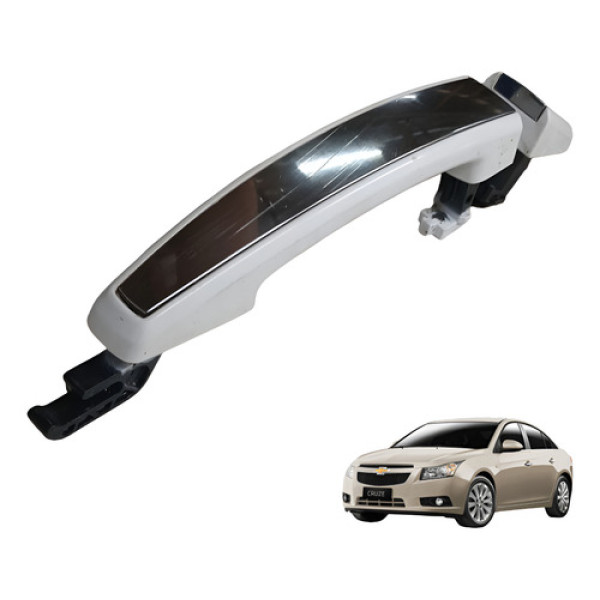 Macaneta Traseira Direita Chevrolet Cruze 1.8 2012 Branco Traseira