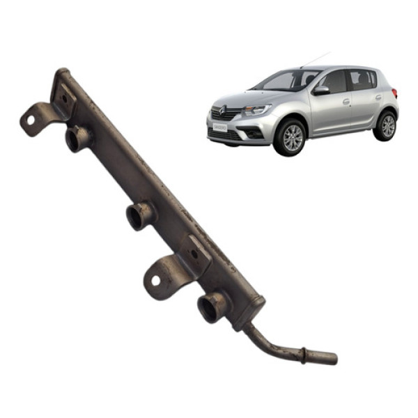 Flauta Bico Injetor Renault Sandero Logan 1.0 3cc 2019 2020