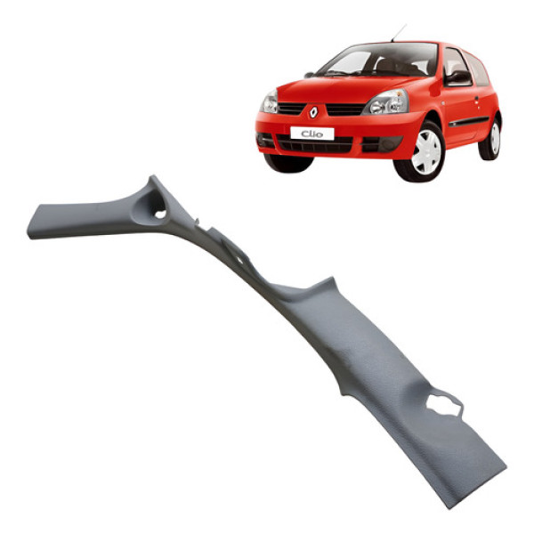 Soleira Traseira Direita Renault Clio 1.0 16v 2010 Cinza