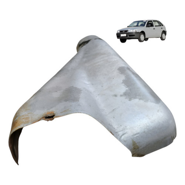 Defletor Coletor Escapamento Volkswagen Gol G3 2003 2004 Prata