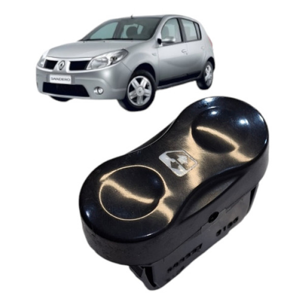 Botao Comando Vidro Tras Renault Sandero 2009 1.0 16v