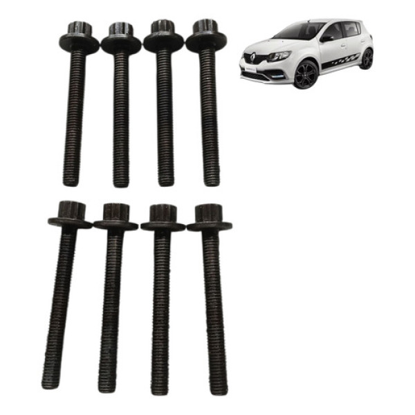 Par Parafuso Mancal Renault Sandero 1.0 3cc 2015 2019 - Preto