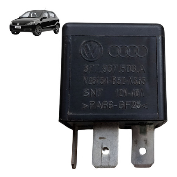 Rele Auxiliar Bomba Combustivel Volkswagen Gol G5 1.6 2010 Preto
