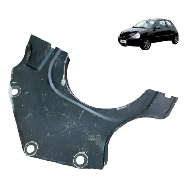 Chapa Inferior Protecao Ford Ka 1.0 2p 2004 2007 Preto