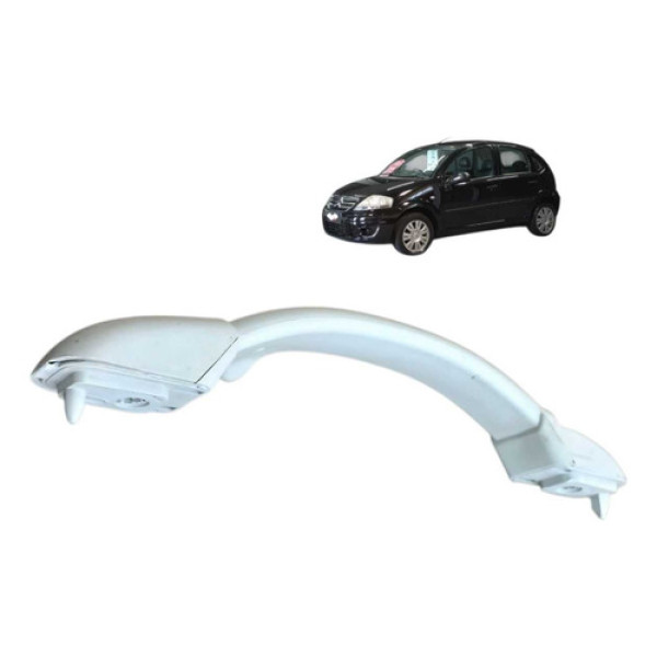 Alca Teto Esquerdo Citroen C3 1.4 8v 2010 2012 Branco