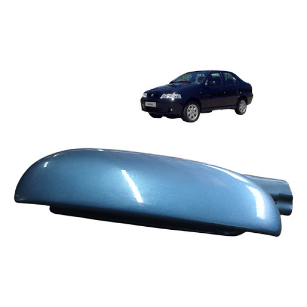 Macaneta Dianteira Esquerda Fiat Siena 1.3 8v 2003 2004 Dianteira Azul-escuro