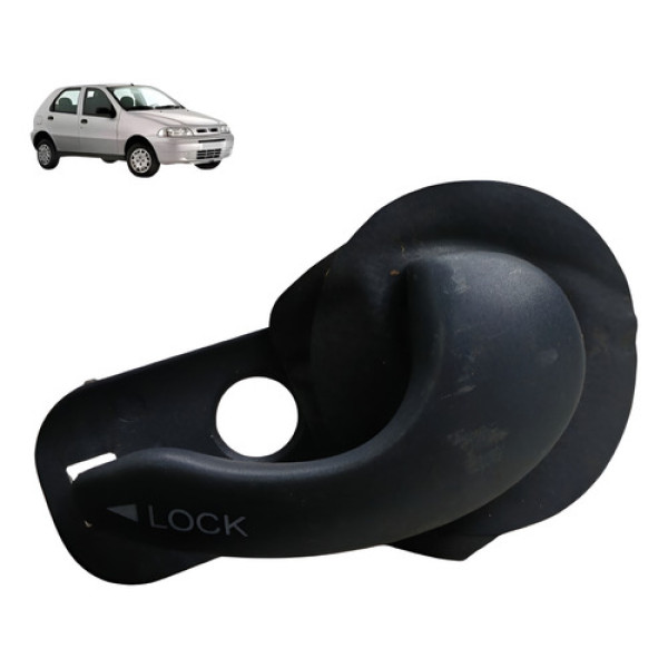 Macaneta Traseira Direita Fiat Palio 1.0 2003 Preto Traseira