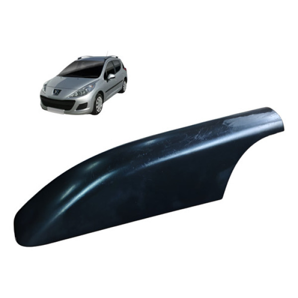 Moldura Rack Traseiro Direito Peugeot Sw 207 1.4 2010 2011 - Preto