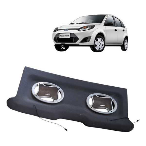 Tampao Porta Malas Fiesta 1.0 Hatch  2004 - Cinza-escuro