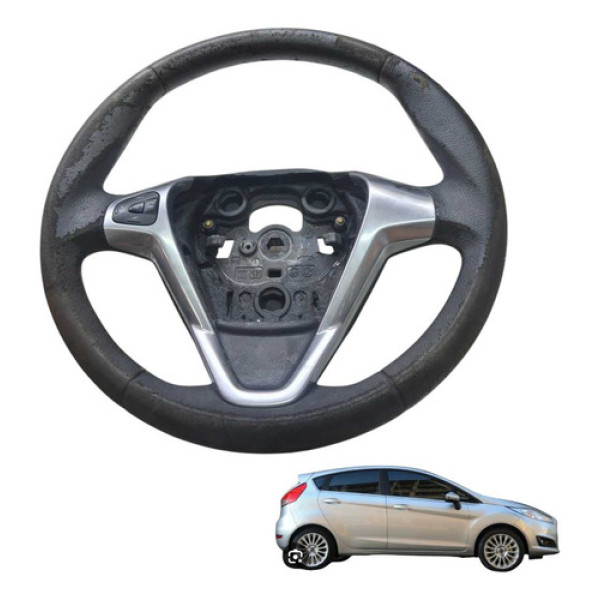 Volante Ford New Fiesta 1.6 16v 2014 2015 Preto