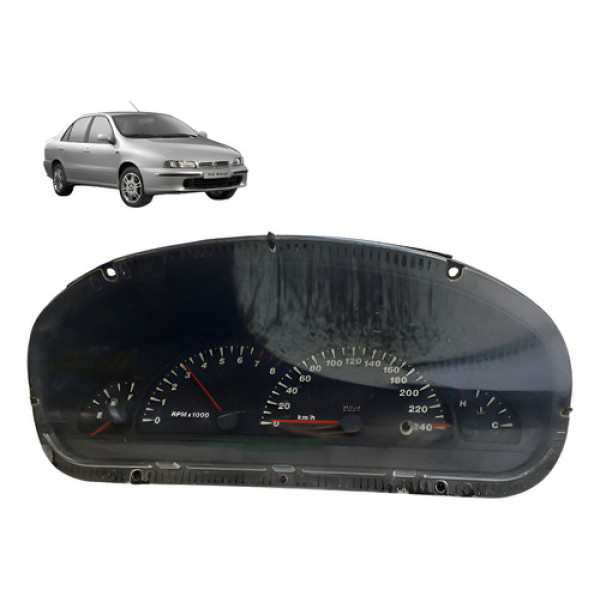 Painel Instrumento Fiat Marea Brava Turbo 2000 2008 Preto Preto