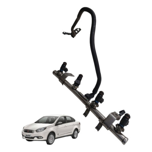 Flauta Bico Injetor Fiat Grand Siena 1.6 16v 2016