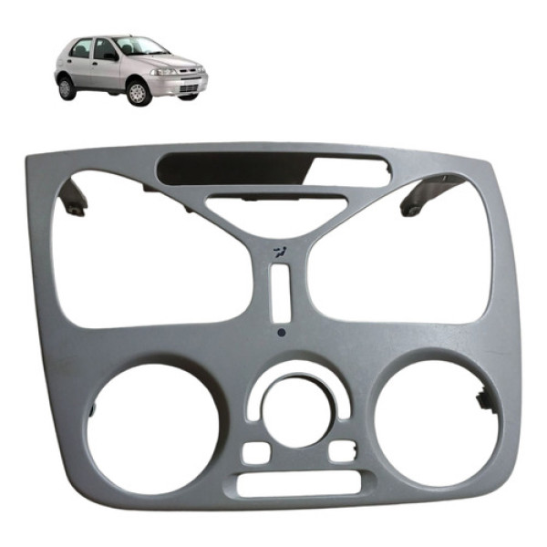 Moldura Central Painel Fiat Palio 1.0 8v 2003 2004 Detalhe