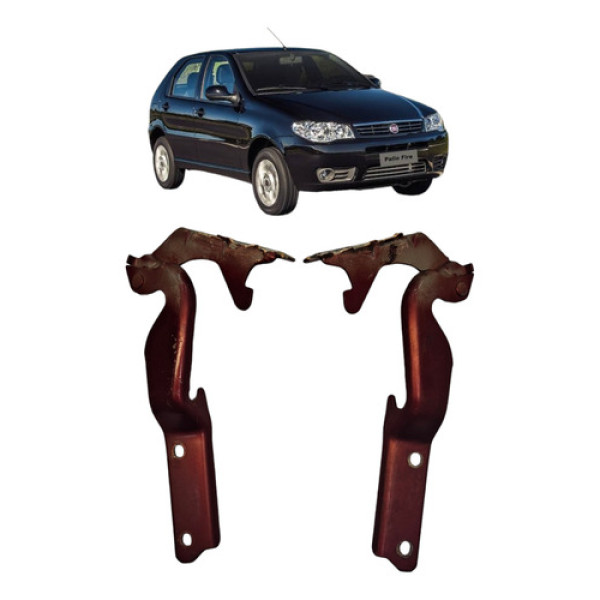 Par De Dobradica Do Capo Fiat Palio Siena Strada 2008 Usada