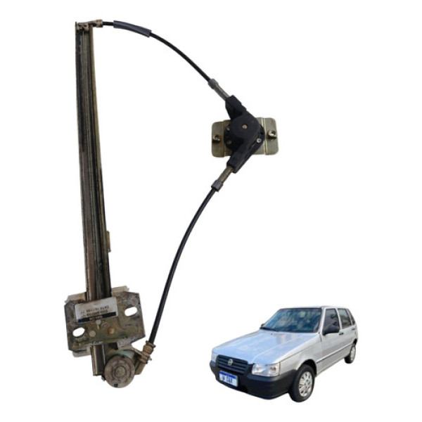 Maquina Vidro Manual Dianteira Esquerda Fiat Uno Mille 2004 