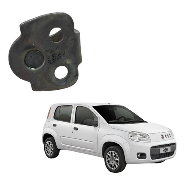 Batente Porta Dianteira Fiat Uno Vivace 1.0 2010 2015 - Prateado