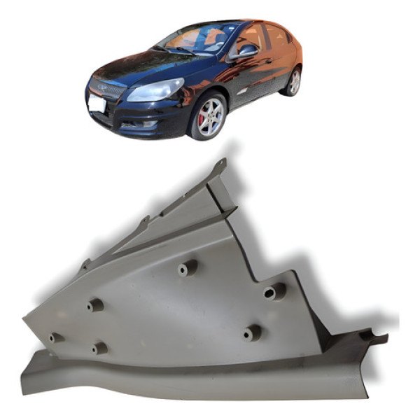 Soleira Traseira Direita Chery Cielo 1.6 16v 2010 Bege