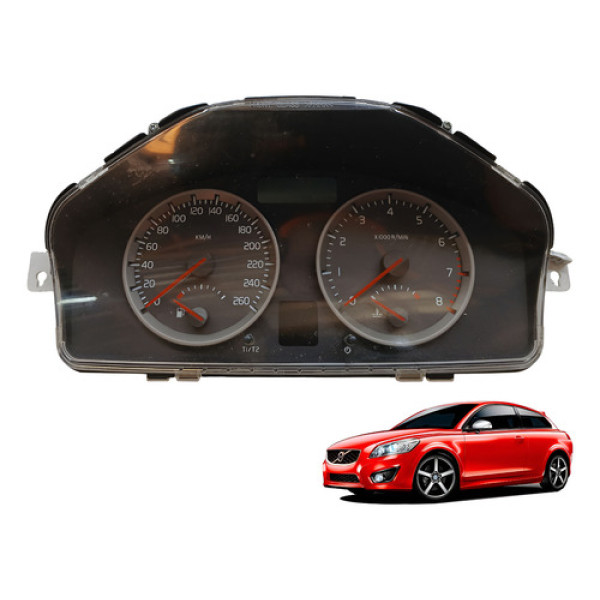 Painel Instrumentos Velocimetro Volvo C30 2.0 2007 Branco