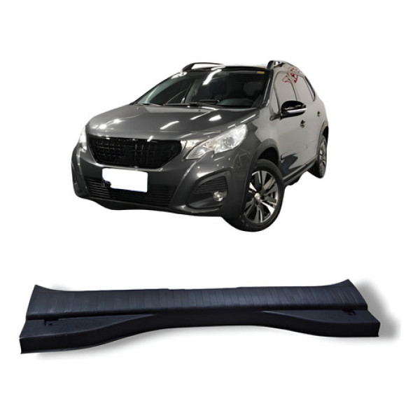 Moldura Soleira Porta Malas Peugeot 2008 1.6 2020 Preto