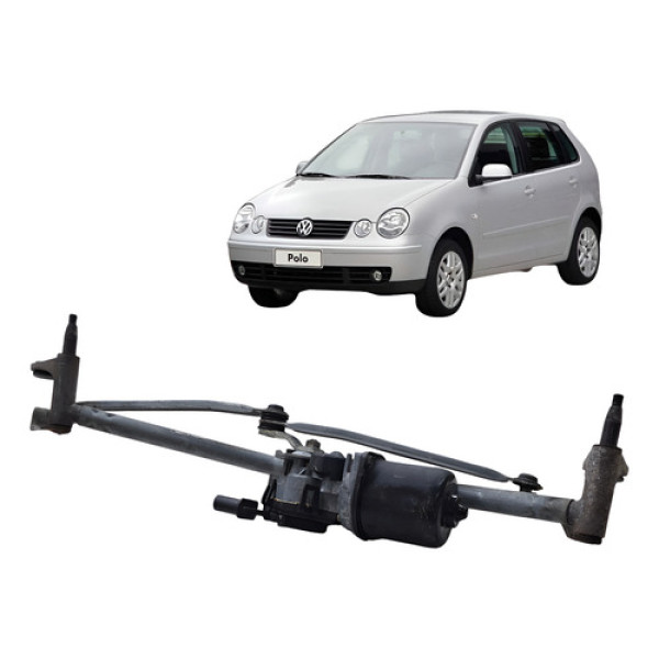 Motor Limpador Parabrisa Volkswagen Polo Hatch 2003 1.6