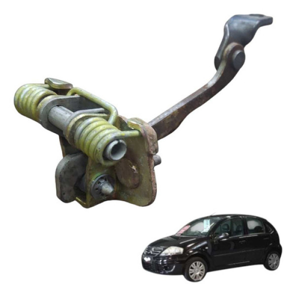 Limitador Porta Traseira Esquerda Citroen C3 1.4 2011 2012 Preto