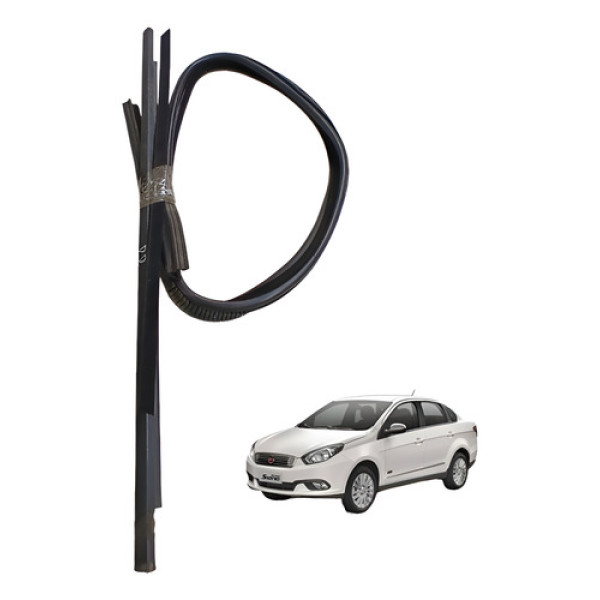 Kit Pestana Dianteira Direita Grand Siena 1.6 16v 2016 Preto