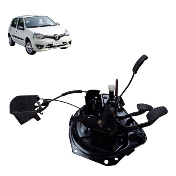 Pedaleira Freio Embreagem Acelerador Clio 1.0 2010