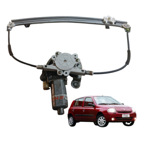 Maquina Vidro Dianteira Esquerda Renault Clio 1.0 2003 2005