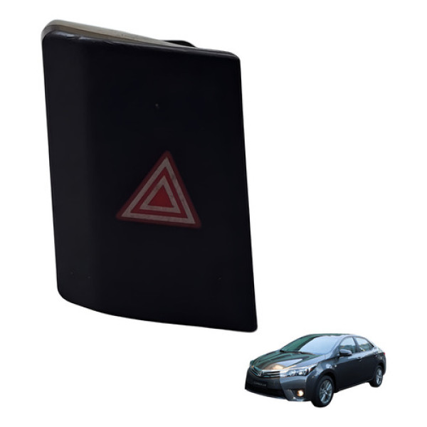 Botao Alerta Toyota Corolla Xei 2.0 2016 Preto