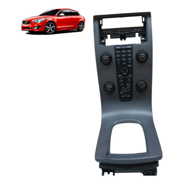 Moldura Comando Ar Condicionado Som Volvo C30 2007
