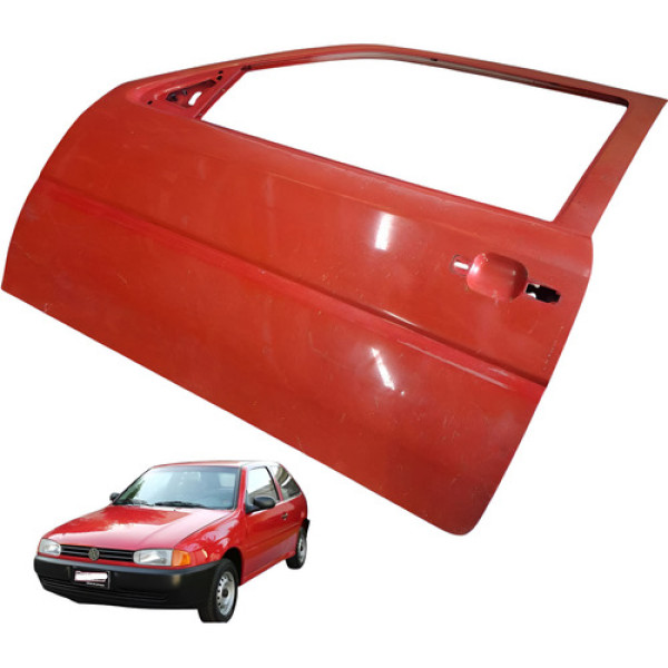 Porta Dianteira Esquerda Gol G2 Bola 1.0 8v 1999 - Dianteira - Esquerdo - Vermelho