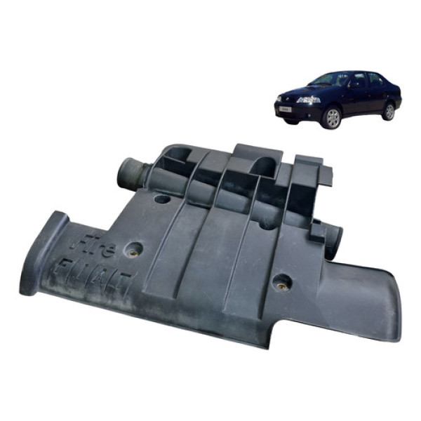 Tampa Motor Fiat Siena 1.3 8v 2003 2004 Azul-escuro