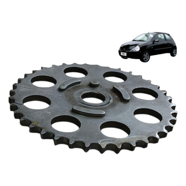 Polia Engrenagem Correia Ford Ka 1.0 2p 2004 2007 Cinza