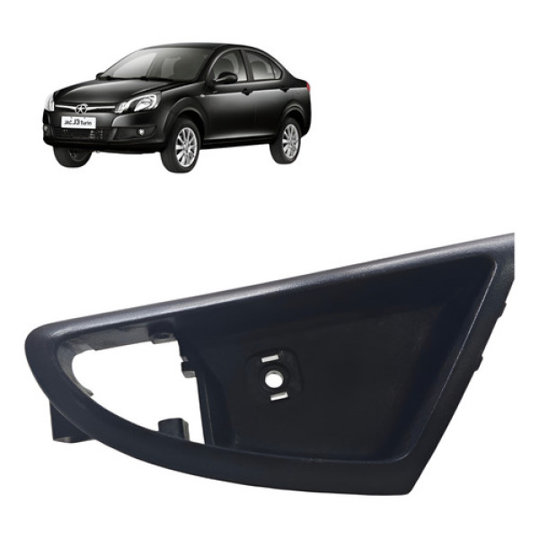 Macaneta Interna Porta Traseira Esquerda Jac J3 1.4 2011 Preto Traseira