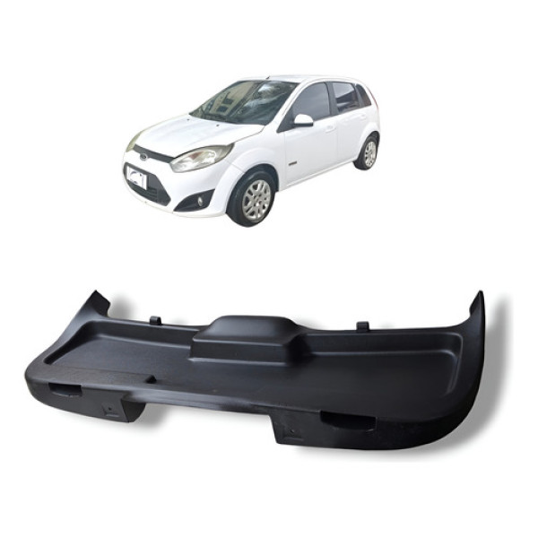 Acabamento Tampa Traseira Porta Mala Fiesta 2011 2012 Preto