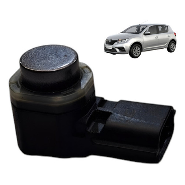 Sensor Estacionamento Renault Sandero 1.0 3cc 2020 Preto