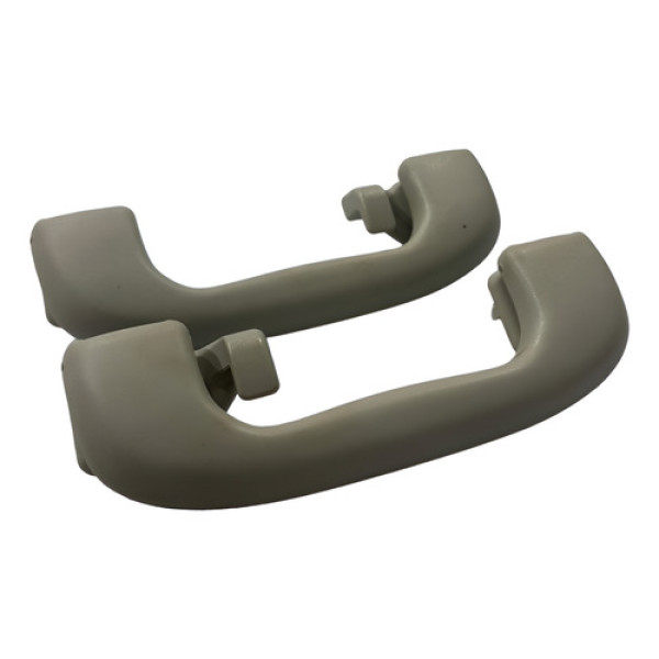 Par Puxador Alça Teto Traseiro Gm Onix Ltz 2013 A 2019 Bege