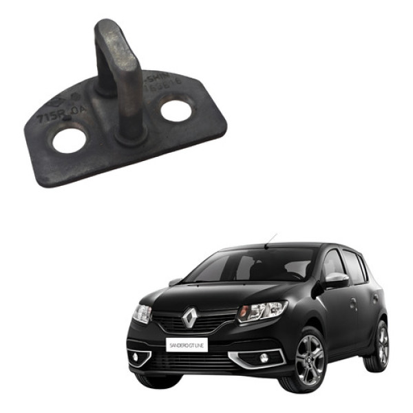 Batente Porta Dianteira Esquerda Renault Sandero 1.6 8v 2016 Prateado