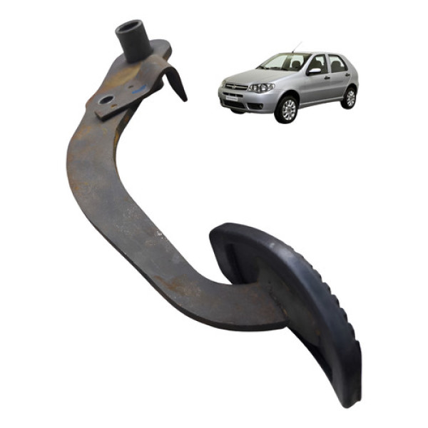 Pedal Freio Fiat Palio Sapao 1.0 2007 2015 Usado Preto