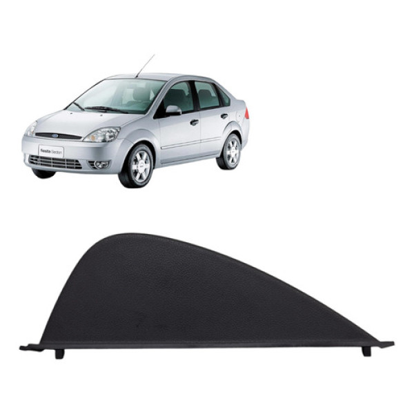 Acabamento Painel Lado Esquerdo Ford Fiesta 2007 1.6 8v