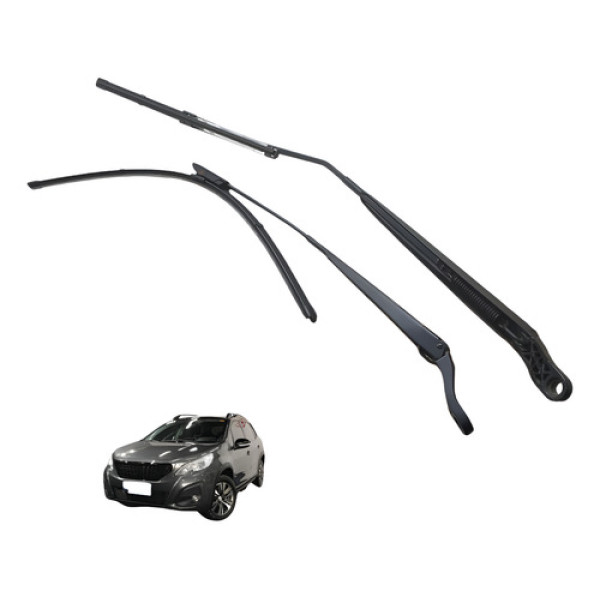 Par Braco Limpador Parabrisa Peugeot 2020 1.6 16v Direito