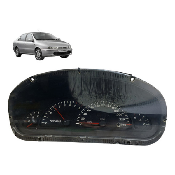 Painel Instrumento Fiat Marea Brava Turbo 2000 2008 Preto