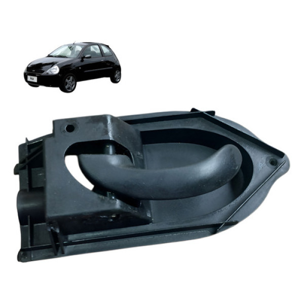 Macaneta Interna Esquerda Ford Ka 1.0 2p 2004 2007 Preto Dianteira