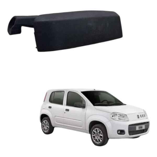 Macaneta Traseira Direita Fiat Uno Vivace 1.0 2010 2015 Preto Dianteira