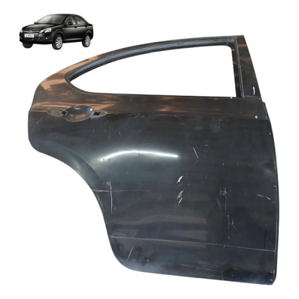 Porta Traseira Direita Jac J3 1.4 2011 Detalhe - Dianteira - Direita - Preto