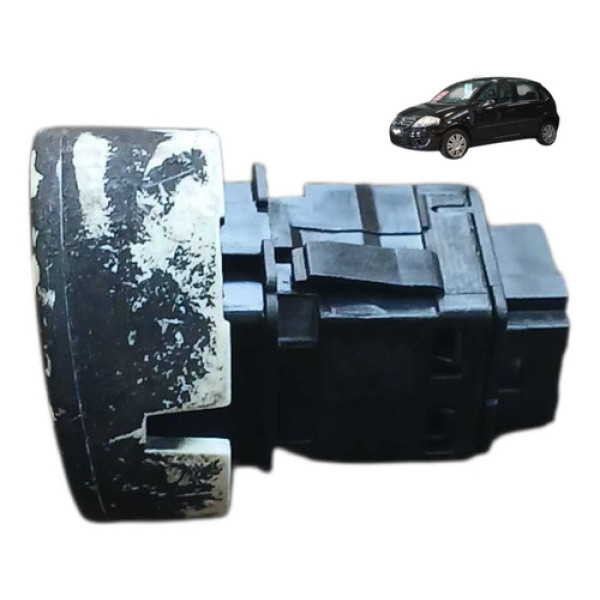 Botao Pisca Alerta Citroen C3 1.4 8v 2010 2012 Preto