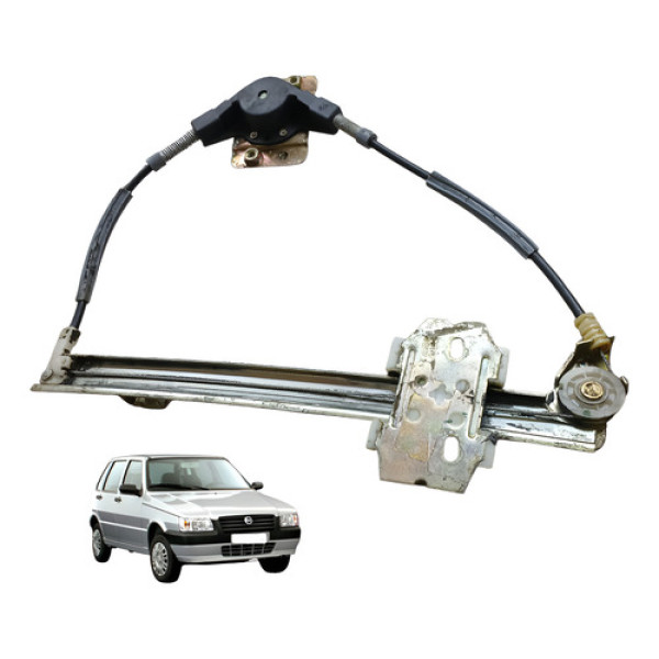 Maquina Vidro Traseira Esquerda Fiat Uno 1.0 2005 2010