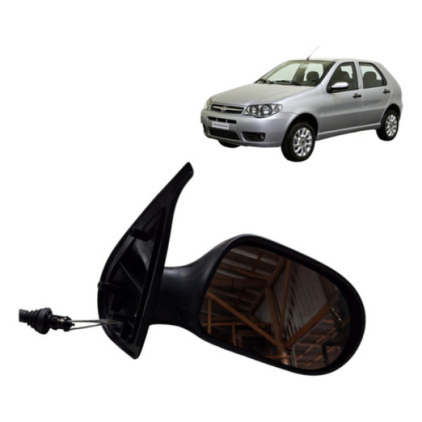 Retrovisor Manual Fiat Palio 2p Lado Direito 2010