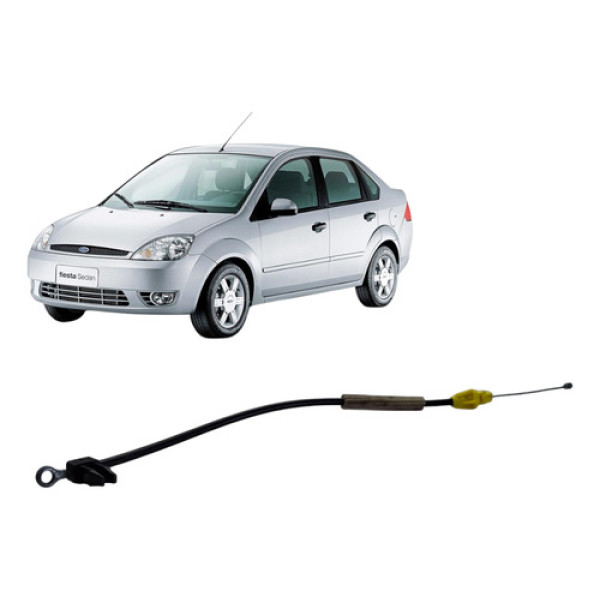 Cabo Fechadura Porta Dianteira Ford Fiesta Sedan 2007 1.6